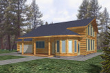 Lodge Style House Plan - 91484 - Front Exterior