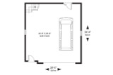 Traditional House Plan - Townside 3 91646 - 1st Floor Plan