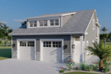 Bungalow House Plan - Cummings 91555 - Front Exterior