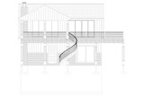 Bungalow House Plan - Cummings 91555 - Rear Exterior