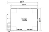 Traditional House Plan - 91774 - 1st Floor Plan