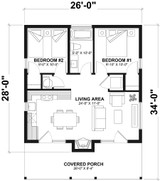 Modern House Plan - Bonzai 91751 - 