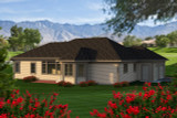 Secondary Image - Traditional House Plan - 91800 - Rear Exterior