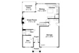 Traditional House Plan - Bridgeview 91820 - 1st Floor Plan