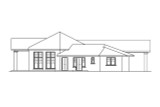 Contemporary House Plan - Georgetown 91907 - Left Exterior