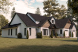 Secondary Image - Ranch House Plan - Robin 91884 - Left Exterior