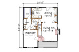 Country House Plan - 92233 - 1st Floor Plan