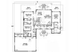 Craftsman House Plan - Wasilla 92255 - 1st Floor Plan