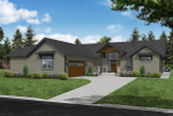 Craftsman House Plan - Wasilla 92255 - Front Exterior