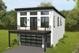 Modern House Plan - Hollywood 92265 - Front Exterior
