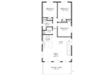 Secondary Image - Modern House Plan - Hollywood 92265 - 2nd Floor Plan