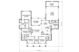 European House Plan - Gatlinburg 92404 - 1st Floor Plan