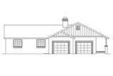 Ranch House Plan - Saginaw 92562 - Left Exterior
