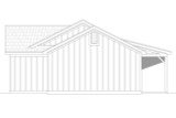 Ranch House Plan - Osage Ranch 92594 - Left Exterior