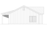 Ranch House Plan - Osage Ranch 92594 - Right Exterior