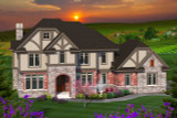 Tudor House Plan - 92665 - Front Exterior