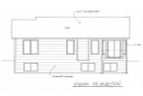 Secondary Image - Traditional House Plan - 92731 - Rear Exterior