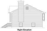 Traditional House Plan - 92756 - Right Exterior