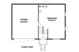 Secondary Image - Traditional House Plan - 92756 - Basement Floor Plan