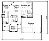 Craftsman House Plan - Locklear Cottage 92764 - 1st Floor Plan