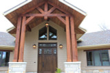 Lodge Style House Plan - Barrett 92758 - Entrance