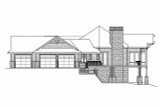 Craftsman House Plan - Barrett 92758 - Right Exterior