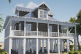 Cape Cod House Plan - Sanibel 92781 - Rear Exterior