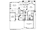 Ranch House Plan - 92805 - 1st Floor Plan