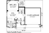 Traditional House Plan - 92810 - 1st Floor Plan
