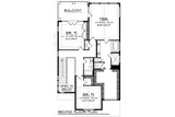 Secondary Image - Traditional House Plan - 92817 - 2nd Floor Plan