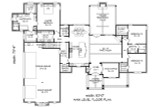 Craftsman House Plan - Tascocita 92787 - 1st Floor Plan