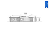 Modern House Plan - Syncline 92824 - Left Exterior