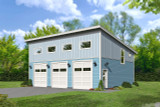Contemporary House Plan - Santolla 92858 - Front Exterior