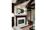 Tudor House Plan - Briarwood 92996 - Living Room