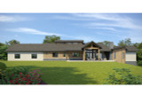 Secondary Image - Modern House Plan - Permian Basin 92958 - Rear Exterior