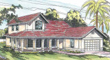 Spanish House Plan - Kendall 93125 - Front Exterior