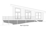 Contemporary House Plan - Santiam River 93294 - Right Exterior