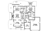Country House Plan - Anchorage 93341 - 1st Floor Plan