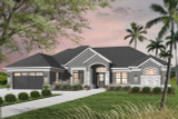 Mediterranean House Plan - Savoy 93445 - Front Exterior