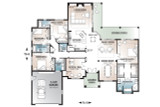 Mediterranean House Plan - Savoy 93445 - 1st Floor Plan