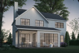 Secondary Image - Farmhouse House Plan - Leo 93332 - Rear Exterior