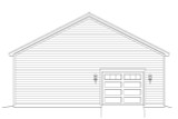 Secondary Image - Traditional House Plan - 93545 - Rear Exterior