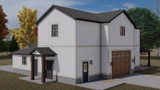 Farmhouse House Plan - Farmer 93679 - Rear Exterior