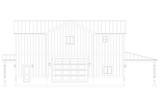 Farmhouse House Plan - Farmer 93679 - Rear Exterior