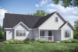 Farmhouse House Plan - Whiskey Creek 93944 - Front Exterior