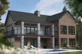 Modern House Plan - Olympe 4 93977 - Rear Exterior