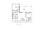 Secondary Image - Modern House Plan - Olympe 4 93977 - Basement Floor Plan