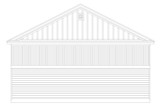 Traditional House Plan - Cloverdale View 94649 - Rear Exterior