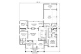 European House Plan - Tuscaloosa 94677 - 1st Floor Plan