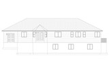 Traditional House Plan - Gregory 94607 - Rear Exterior